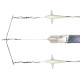 Garfish Spreader Bar 12" 1 Triple 2 Single Strips