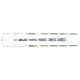 Garfish Spreader Bar 12" 1 Triple 2 Single Strips