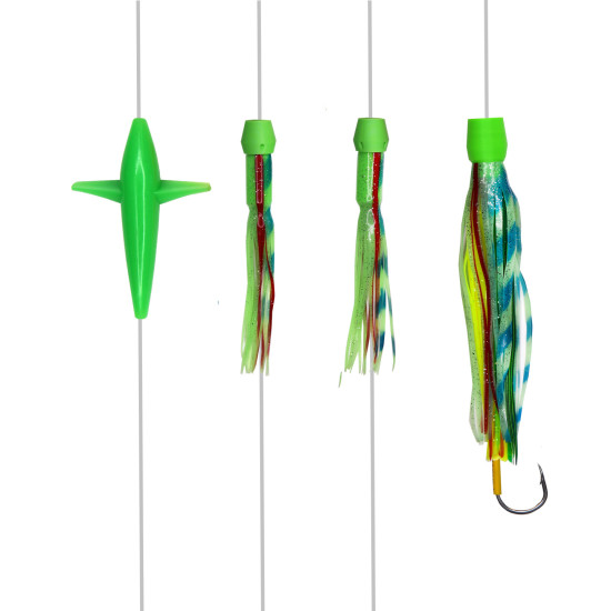 Size 25 - No Brainer Hooked Daisy Chain Lumo Green