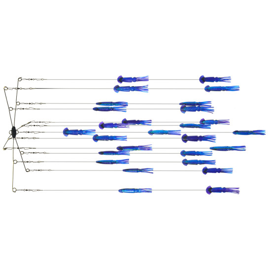 Violeta 24" Stainless Dredge 13 drop 27 squid Violeta 24" Stainless Dredge 13 drop 27 squid