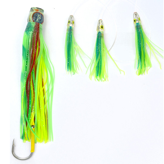 Cockroach Lumo Daisy Chain Rigged 6' Leader with Pouch 