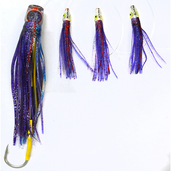 Cockroach Violet Daisy Chain Rigged 6' Leader with Pouch 
